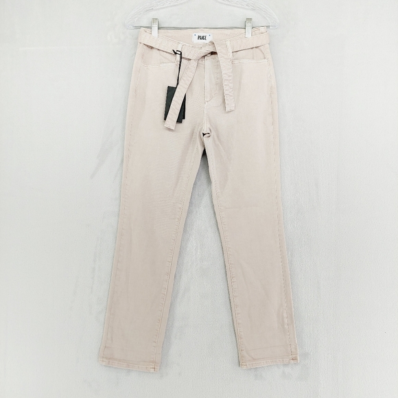 New PAIGE Brigitte Self Tie Angled Pockets in Vintage Eros Rose P3172 - Picture 2 of 11